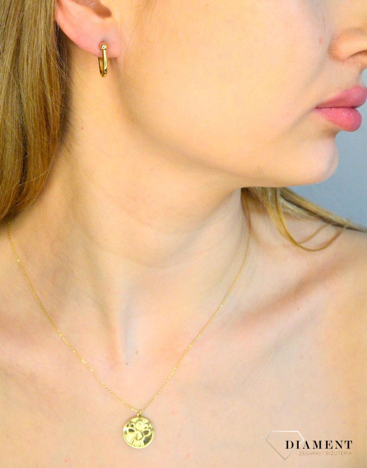 Kolczyki damskie złote 585 z kuleczkami DIA-KLC-11294-585. Złote kolczyki damskie. Kolczyki złote damskie klasyczne. Złote kolczyki eleganckie. Złote kolczyki damskie z kuleczkami na prezent..jpg