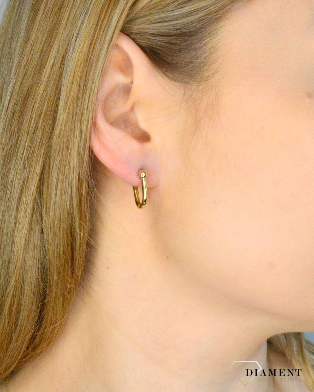 Kolczyki damskie złote 585 z kuleczkami DIA-KLC-11294-585. Złote kolczyki damskie. Kolczyki złote damskie klasyczne. Złote kolczyki eleganckie. Złote kolczyki damskie z kuleczkami na prezent..jpg