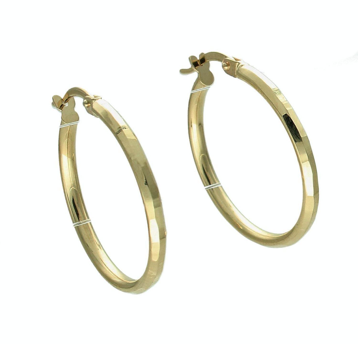 Kolczyki damskie złote 585 klasyczne kółka z diamentowym grawerowaniem DIA-KLC-11298-585. Złote kolczyki damskie. Kolczyki złote damskie kółka. Złote kolczyki koła. Złote kolczyki damskie na prezent..jpg