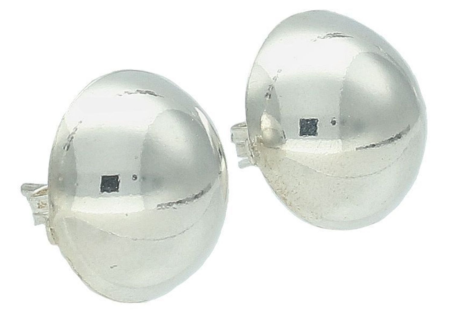 Srebrne kolczyki damskie 925 gładkie półkule DIA-KLC-11370-925. Srebrne kolczyki damskie. Kolczyki srebrne gładkie półkule. Gładkie srebrne wkrętki. Srebrne klasyczne kolczyki damskie na prezent.11.jpg