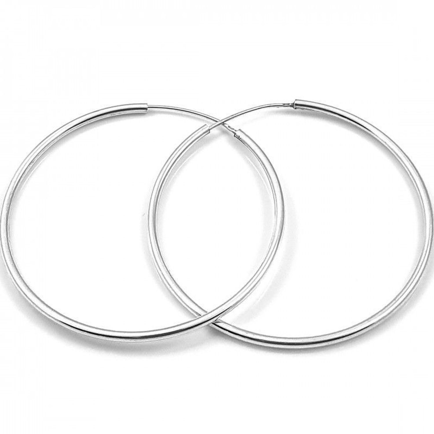 Srebrne kolczyki damskie 925 duże koła 5,5 cm DIA-KLC-11374-925. Srebrne kolczyki koła. Srebrne kolczyki damski.jpg