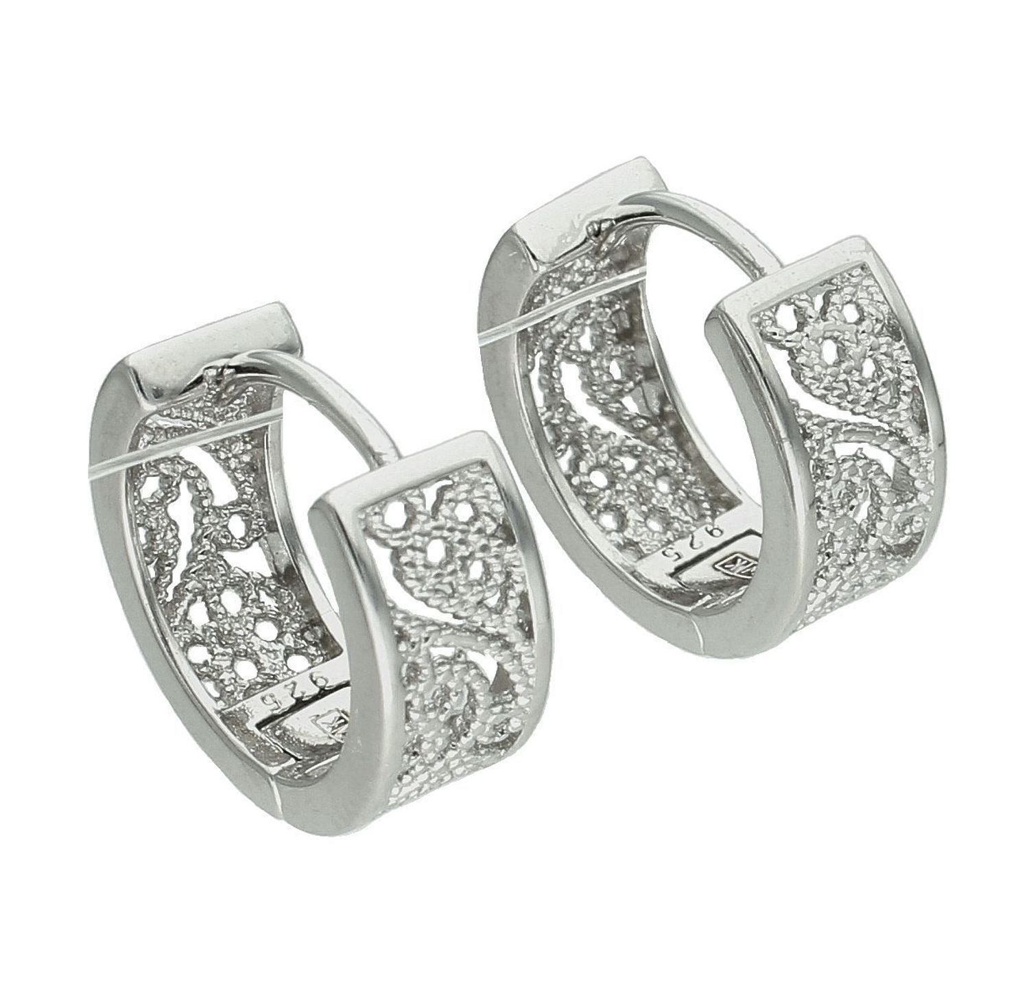 Srebrne kolczyki damskie 925 kółka z cyrkoniami DIA-KLC-11473-925. Srebrne kolczyki damskie. Kolczyki srebrne kółka z cyrkoniami. Srebrne koła na zatrzask. Kolczyki modowe. Kolczyki srebrne koła na prezent (4).jpg