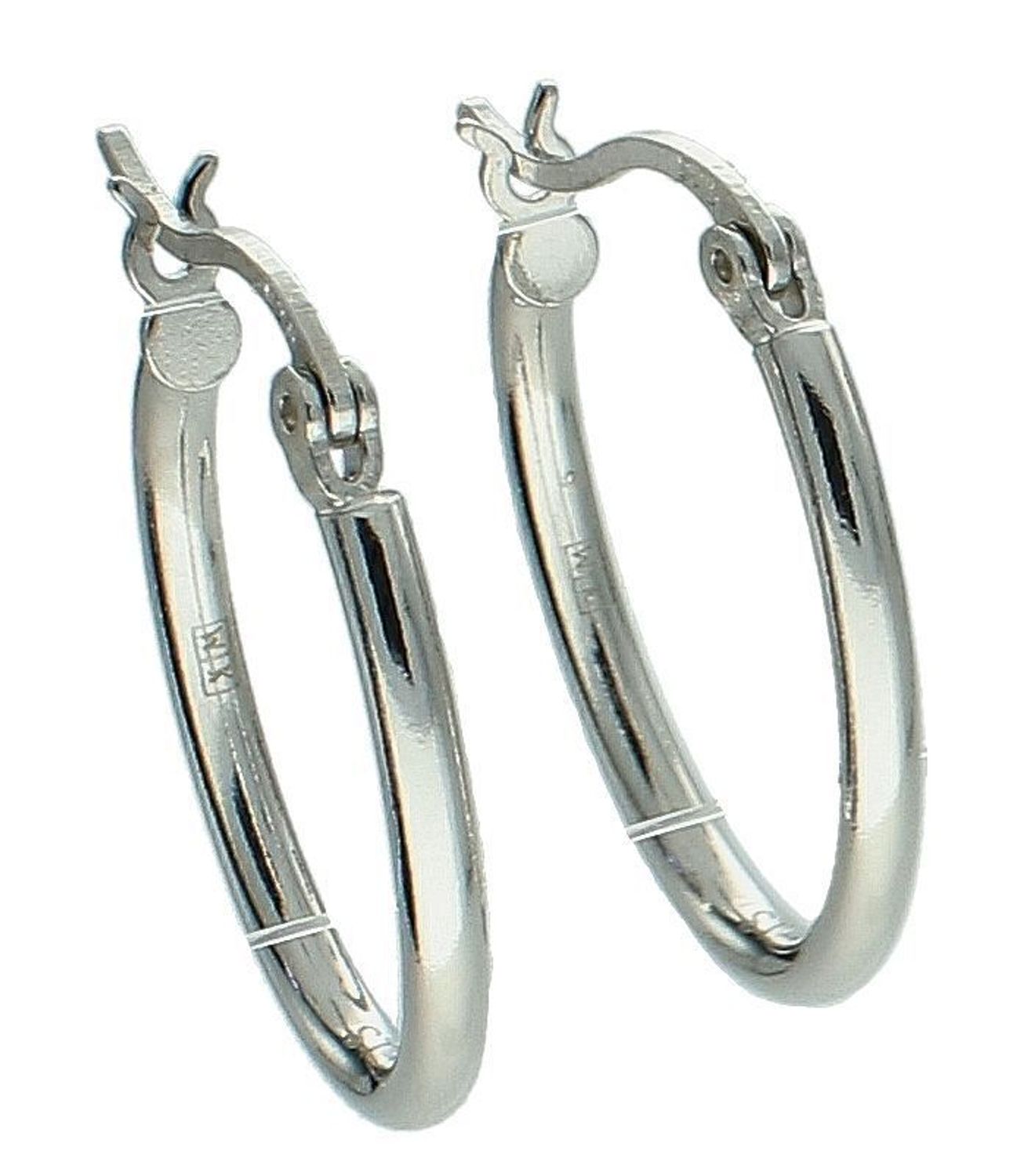 Kolczyki srebrne owalne koła pr 925, DIA-KLC-11477-925 Srebrne kolczyki owalne zostały wykonane z najwyższej jakości srebra próby 925. Idealny prezent dla każdej kobiety.1.jpg