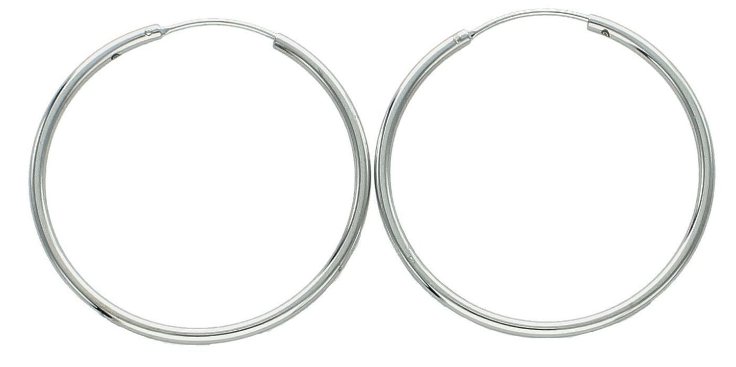 Srebrne kolczyki damskie 925 koła gładkie 3,8 cm DIA-KLC-11559-925. Srebrne kolczyki damskie. Srebrne duże koła. Kolczyki srebrne koła gładkie. Kolczyki srebrne duże koła na prezent.1.jpg
