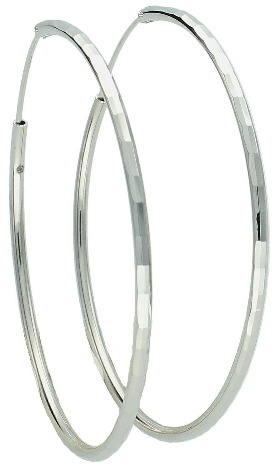 Srebrne kolczyki damskie 925 koła grawerowane 5,4 cm DIA-KLC-11561-925. Srebrne kolczyki damskie. Srebrne duże koła. Kolczyki srebrne koła grawerowane. Kolczyki srebrne duże koła na prezent.1.jpg