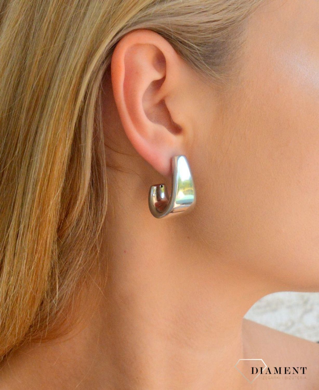 Srebrne kolczyki damskie 925 szerokie gładkie DIA-KLC-11704-925.jpg