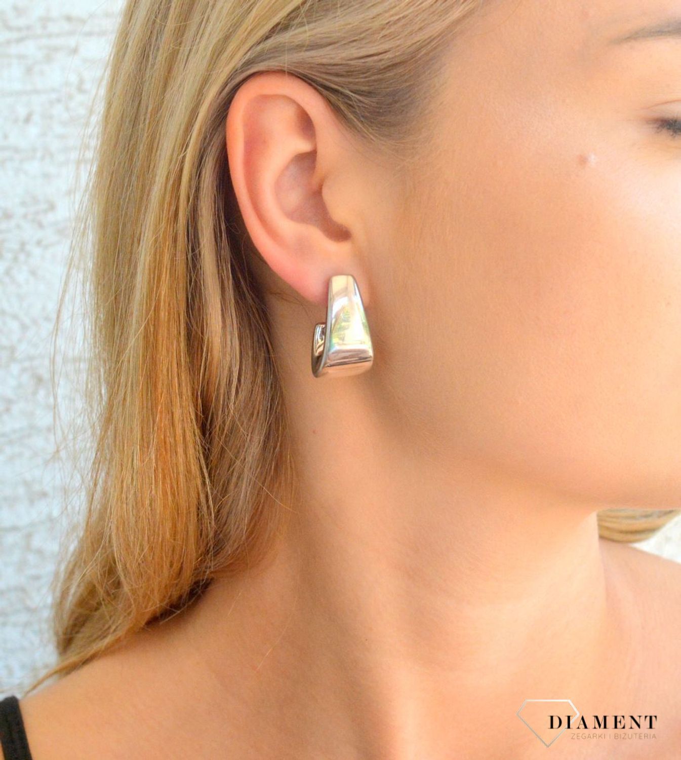 Srebrne kolczyki damskie 925 szerokie gładkie DIA-KLC-11704-925.jpg
