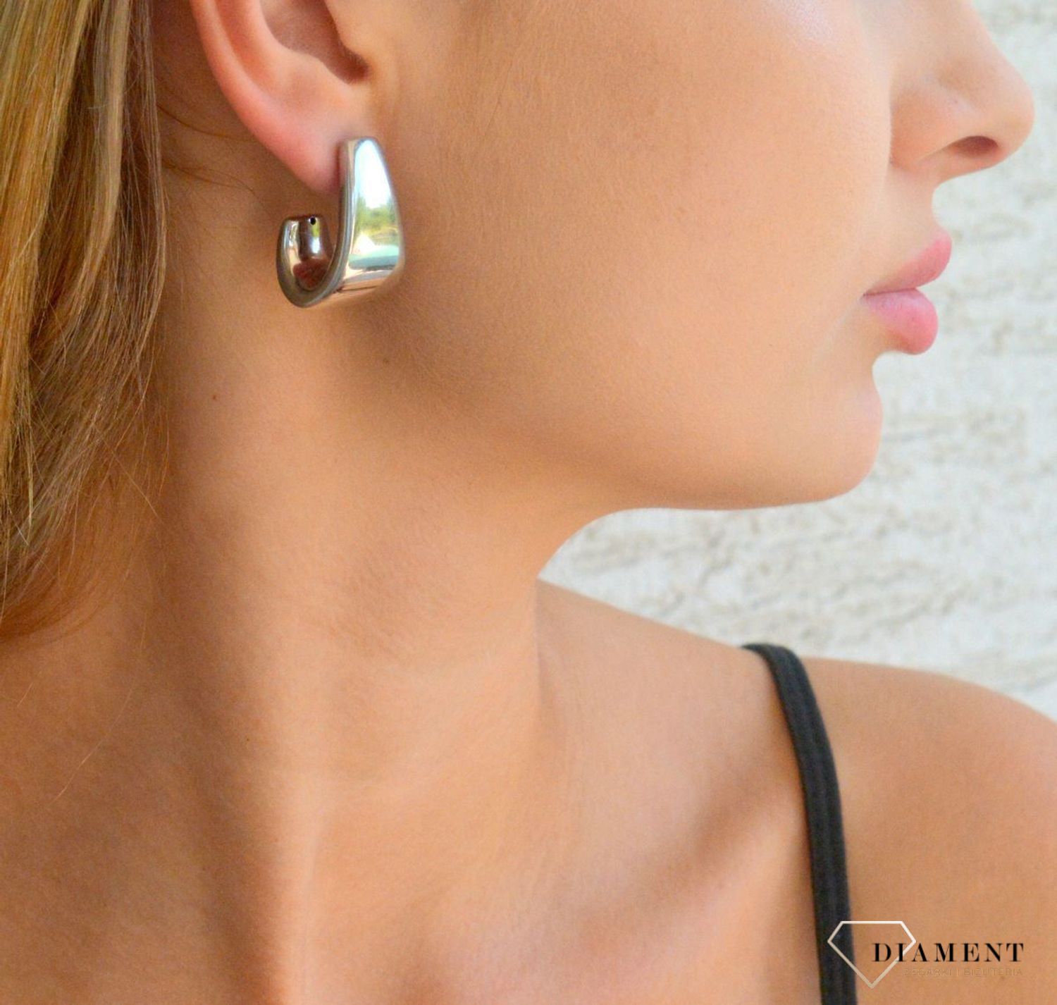 Srebrne kolczyki damskie 925 szerokie gładkie DIA-KLC-11704-925.jpg