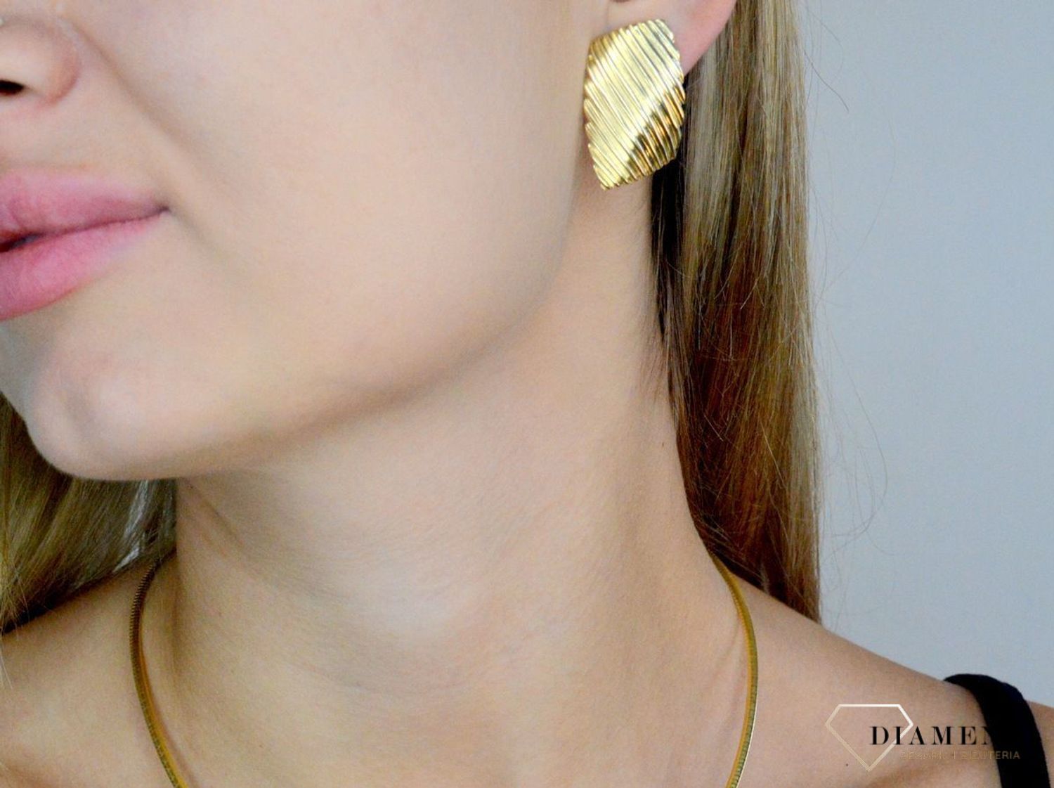 Srebrne kolczyki damskie 925 duże geometryczne pokryte złotem DIA-KLC-11706Z-925 (2).jpg