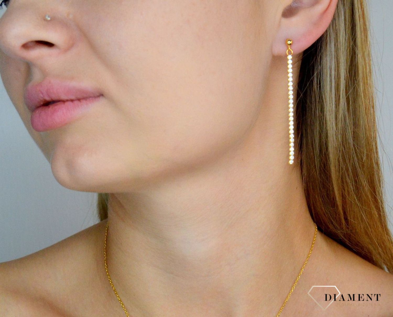 Srebrne kolczyki damskie 925 wiszące pozłacane z cyrkoniami DIA-KLC-11762-925 (1).jpg