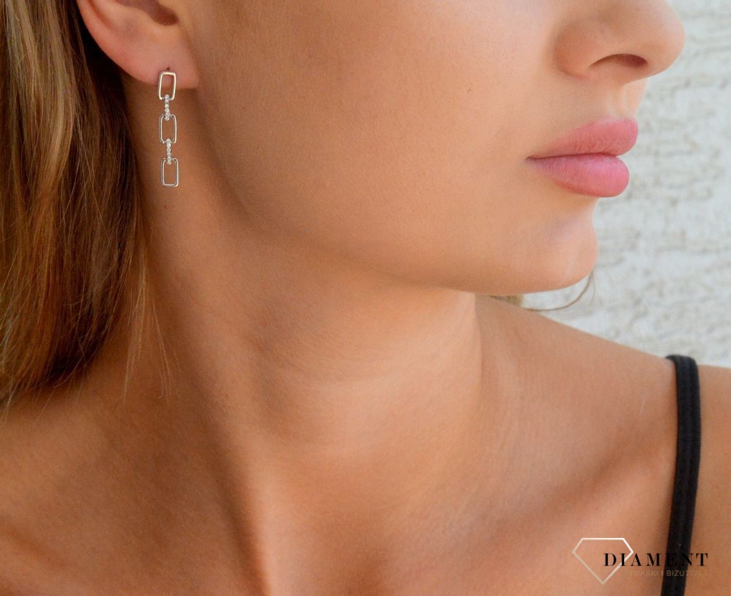 Srebrne kolczyki damskie 925 wiszące z cyrkoniami DIA-KLC-11798-925.jpg