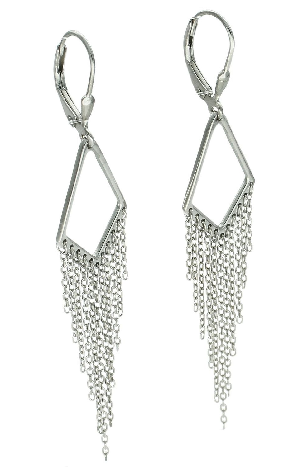 Srebrne kolczyki damskie 925 podłużne z wiszącymi łańcuszkami DIA-KLC-11800-925.jpg