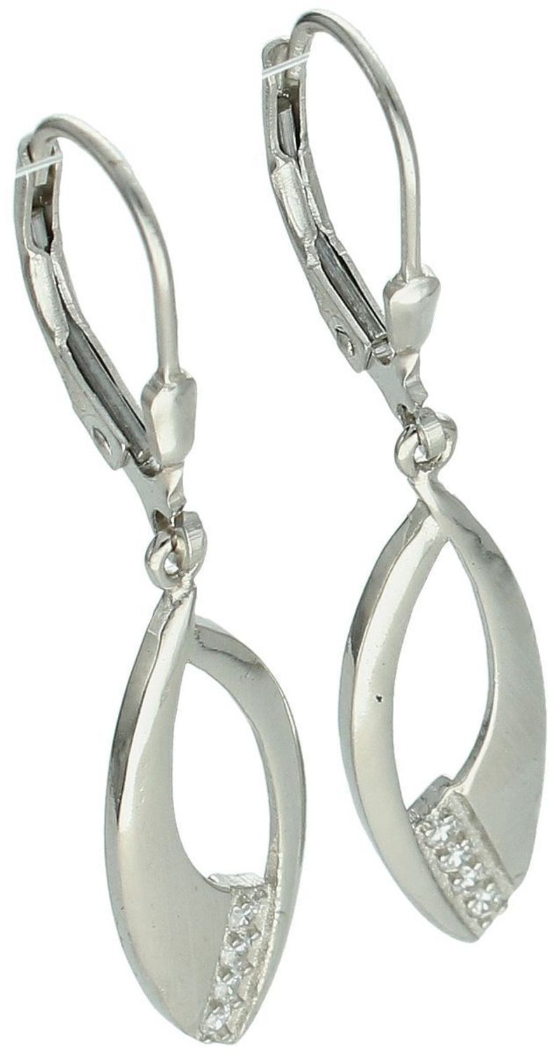 Srebrne kolczyki damskie łezki z cyrkonią – angielskie zapięcie, srebro 925.jpg