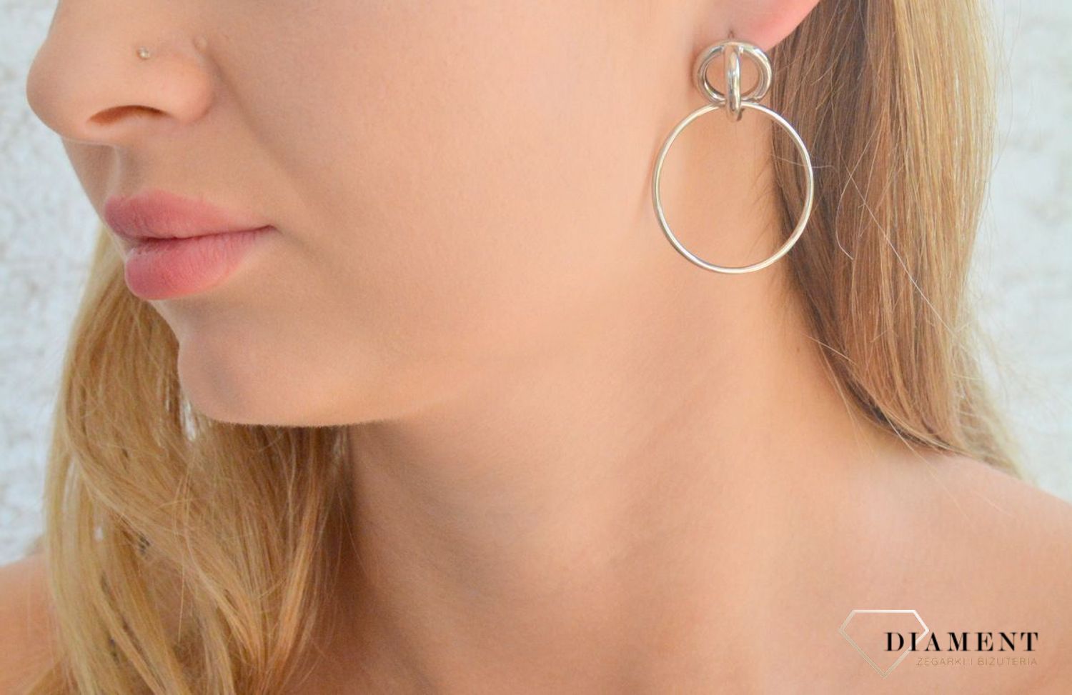 Srebrne kolczyki damskie 925 podwójne koła DIA-KLC-11813-925.jpg