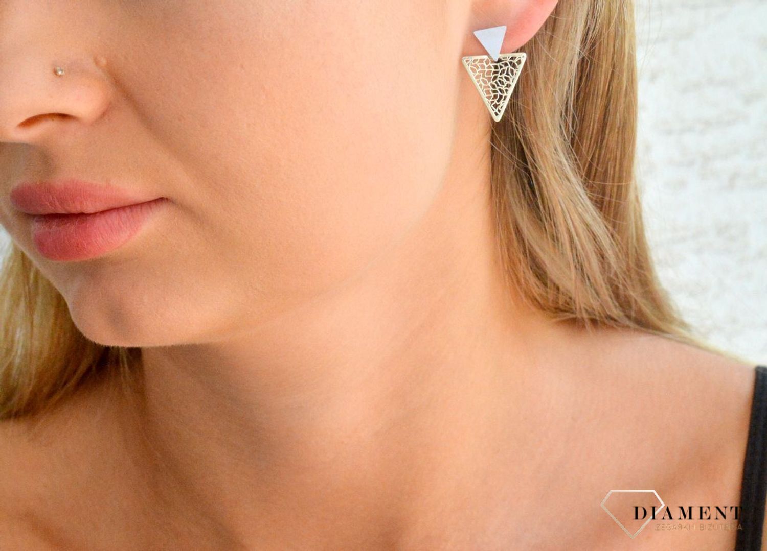 Srebrne kolczyki damskie 925 wiszące trójkąty DIA-KLC-11818-925.jpg
