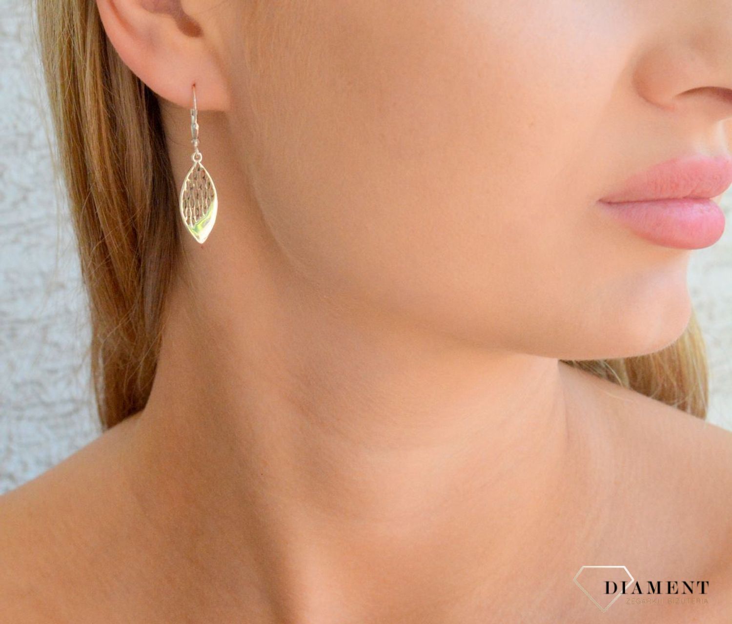 Srebrne kolczyki damskie 925 wiszące ażurowe DIA-KLC-11819-925.jpg