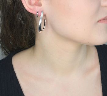 Srebrne kolczyki damskie 925 małe kółka 12 mm DIA-KLC-11832-925. Srebrne kolczyki damskie małe kołeczka (3).JPG