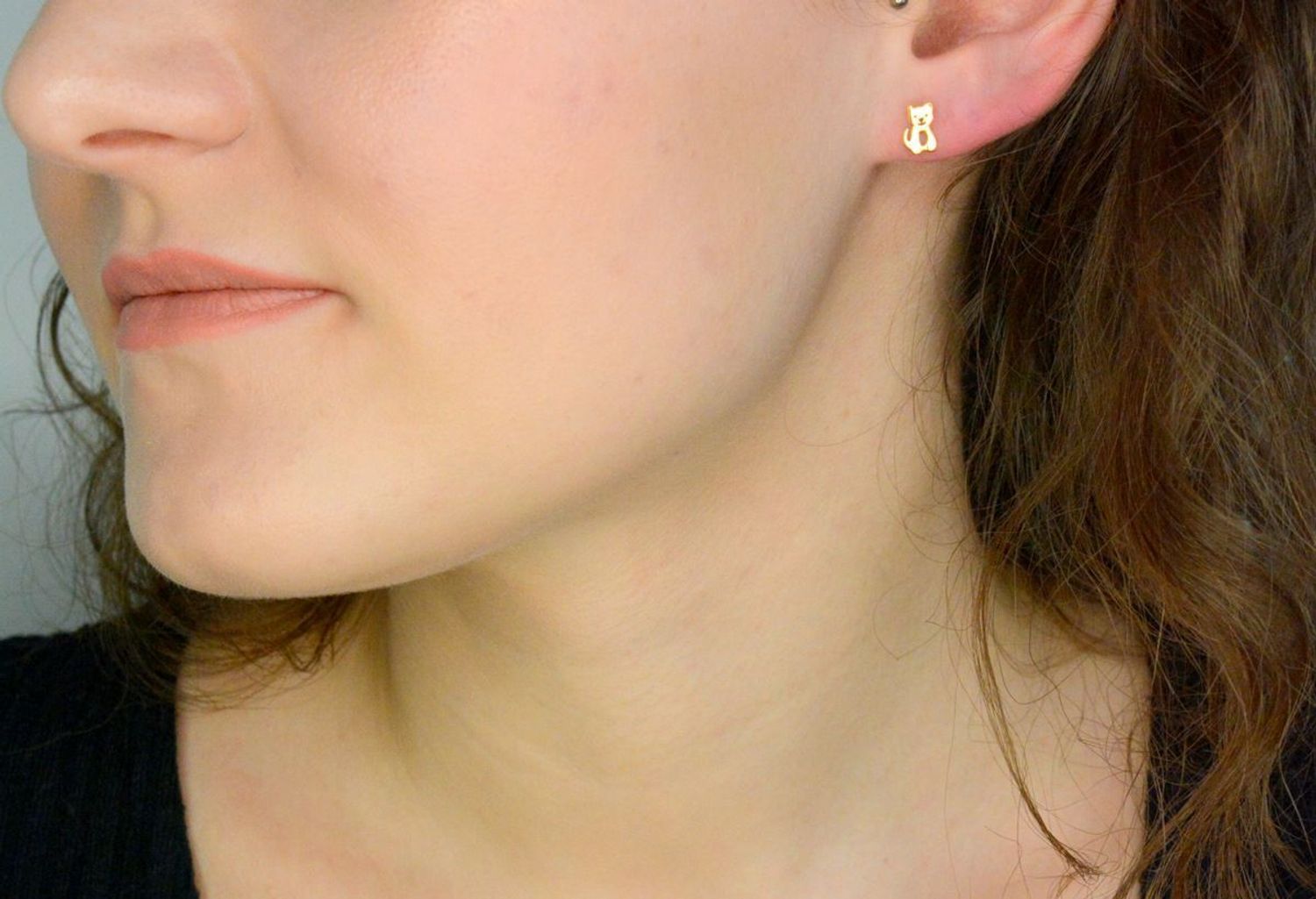 Srebrne kolczyki dziecięce 925 pozłacane misie na sztyft DIA-KLC-11881-925. Srebrne kolczyki damskie. Srebrne kolczyki pokryte złotem. Kolczyki srebrne o modnym wzorze. Pozłacane srebrne kolczyki damskie.1.jpg