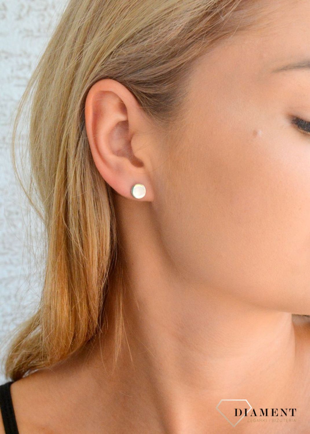 Srebrne kolczyki damskie 925 gładkie koła wkrętki DIA-KLC-11883-925.jpg