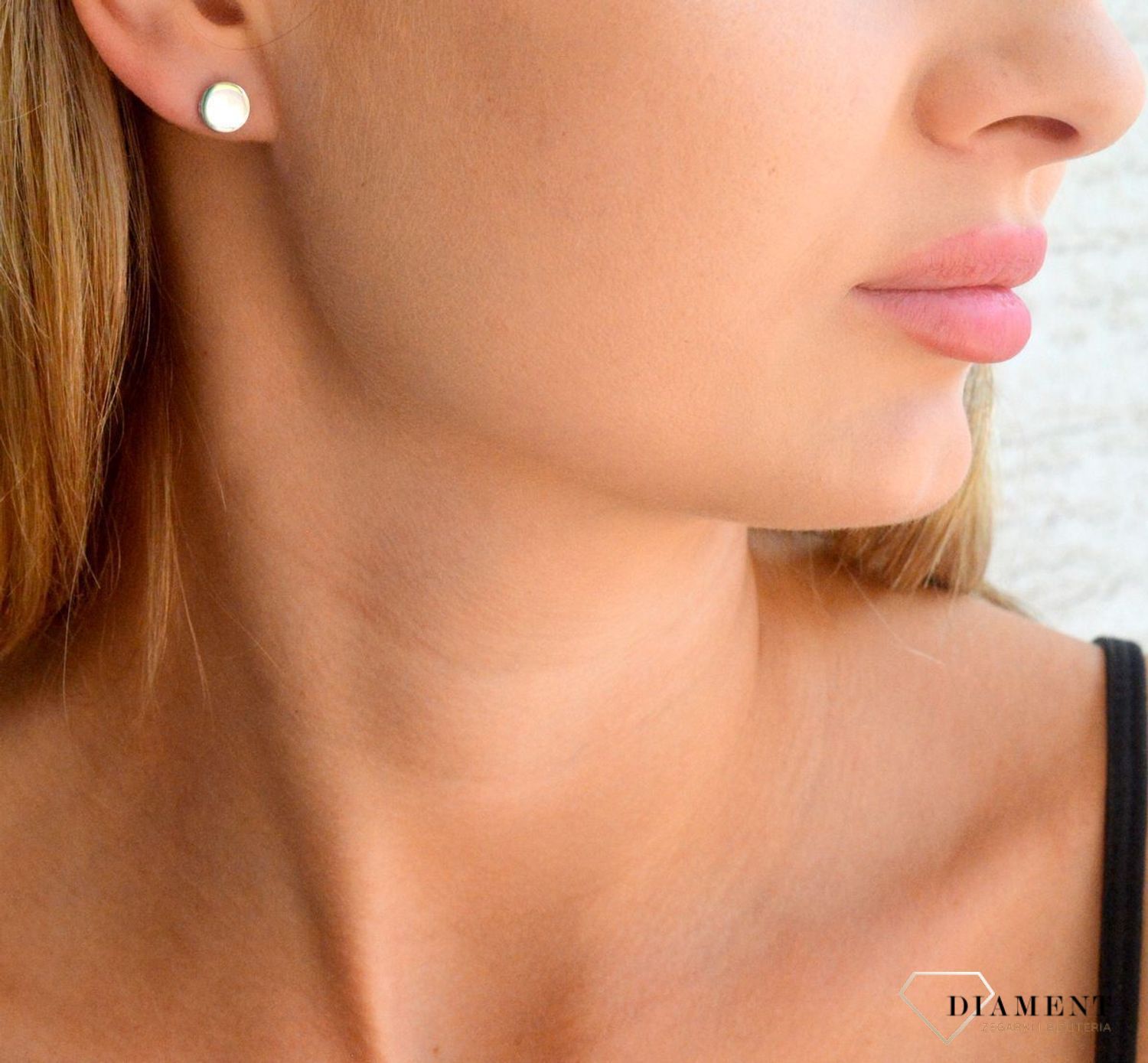 Srebrne kolczyki damskie 925 gładkie koła wkrętki DIA-KLC-11883-925.jpg