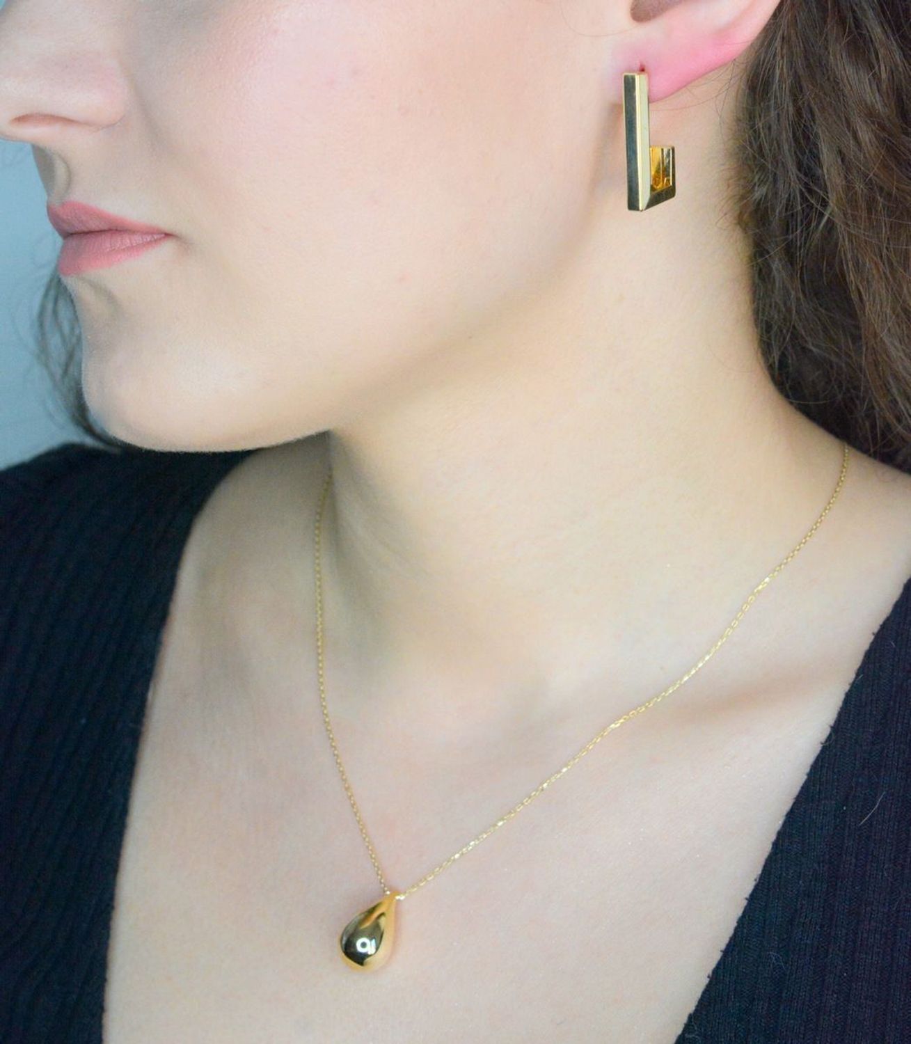 Kolczyki prostokątne złote próba 585, DIA-KLC-11945-585.jpg