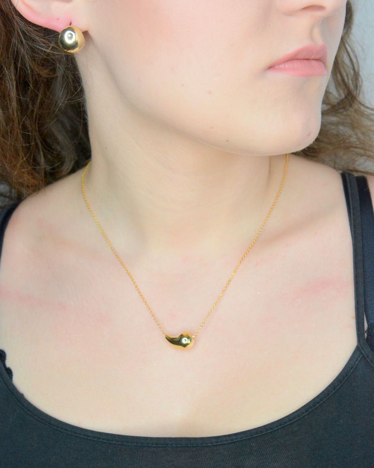 Kolczyki kulki złote próba 585, DIA-KLC-12038-585, Stylowe kolczyki wykonane z wysokiej jakości złota próby 585. Kolczyki mają kształt kulek pełnych o gładkiej fakturze.1.jpg