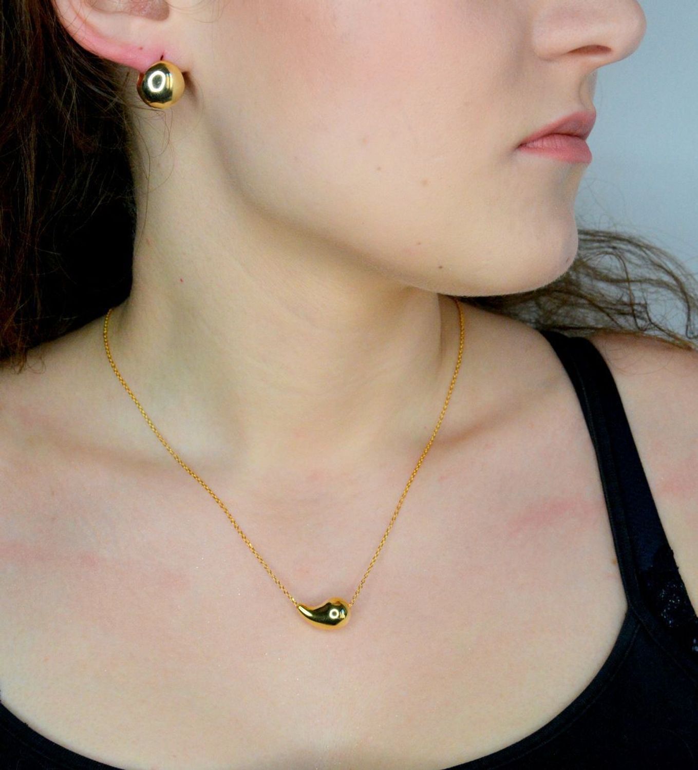 Kolczyki kulki złote próba 585, DIA-KLC-12038-585, Stylowe kolczyki wykonane z wysokiej jakości złota próby 585. Kolczyki mają kształt kulek pełnych o gładkiej fakturze.1.jpg