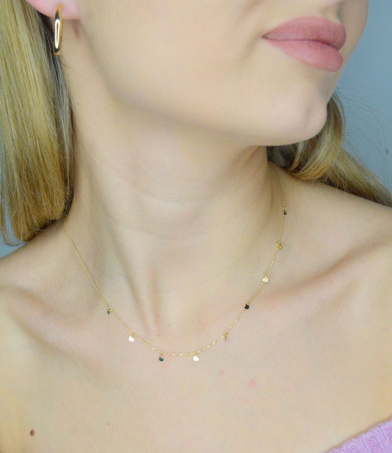 Kolczyki złote romby próba 585, DIA-KLC-12045-585 Złote kolczyki wykonane z najwyższej jakości żółtego złota, próby 585. Kolczyki w formie rombów. Kolczyki złote wiszące idealne na prezent..jpg