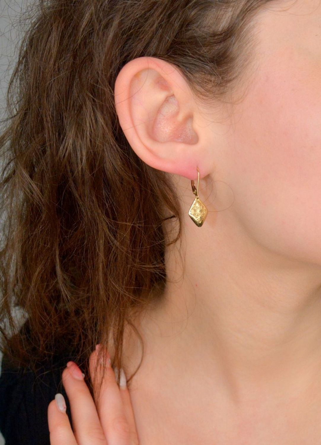 Kolczyki złote ażurowe rąby próba 585, DIA-KLC-12051-585.jpg