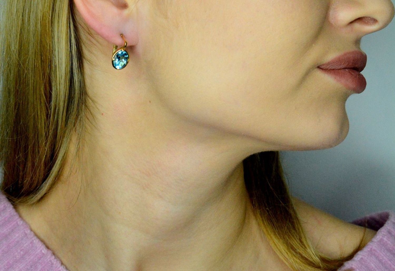 Kolczyki złote topaz próba 585, DIA-KLC-12072-585 złoto.jpg