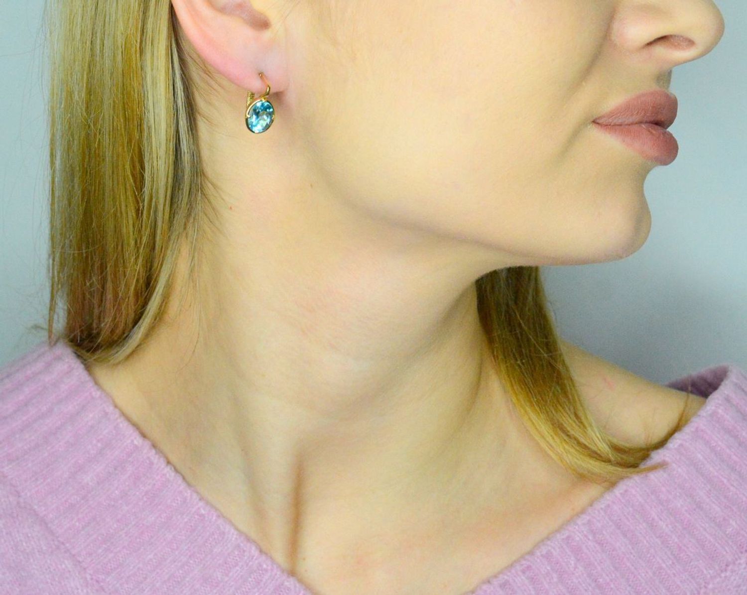 Kolczyki złote topaz próba 585, DIA-KLC-12072-585 złoto.jpg