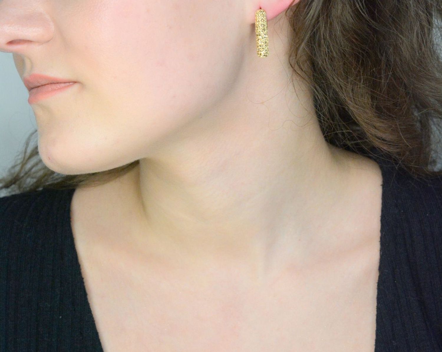 Kolczyki kolczyki ażur grawerowany próba 585, DIA-KLC-12074-585.jpg