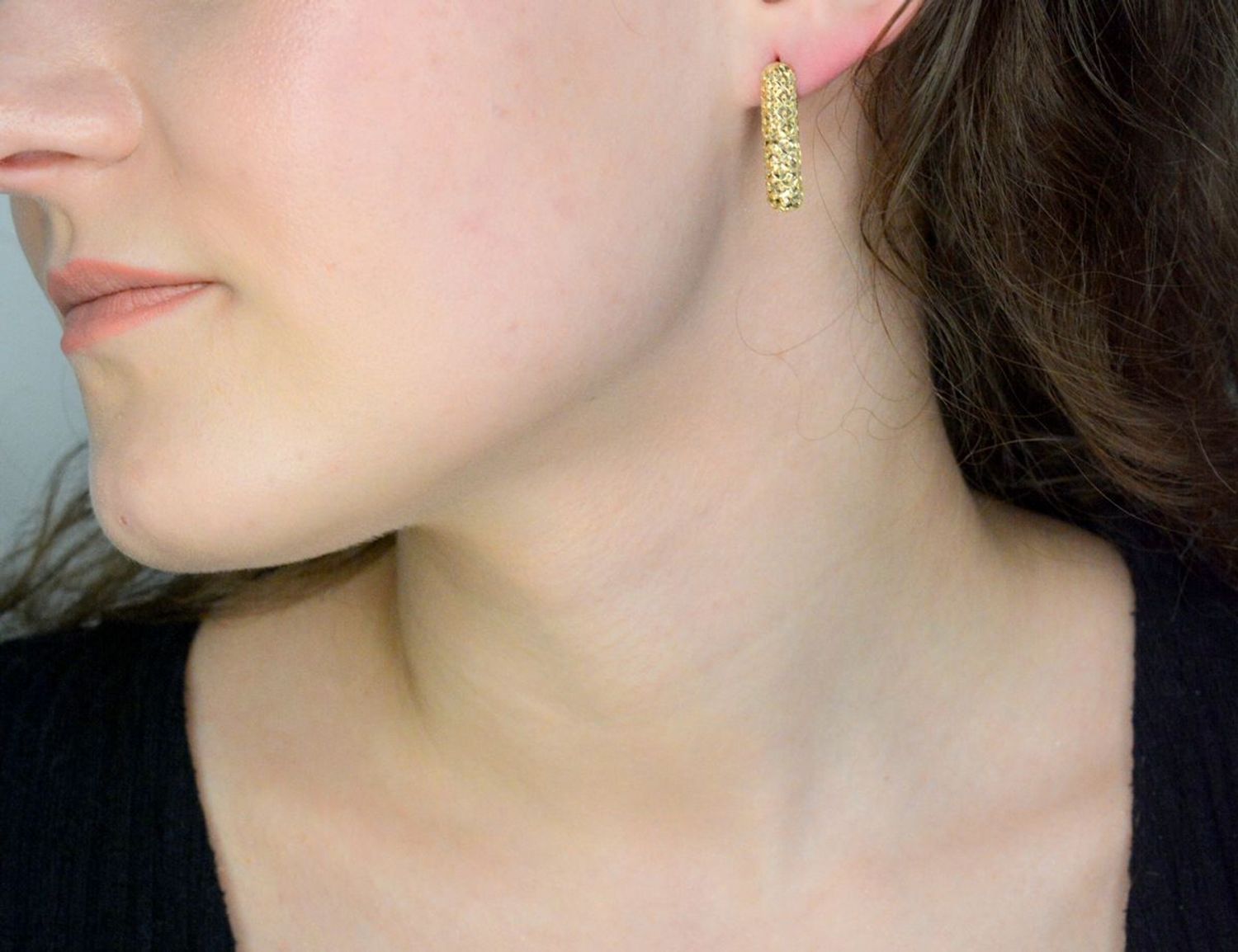 Kolczyki kolczyki ażur grawerowany próba 585, DIA-KLC-12074-585.jpg