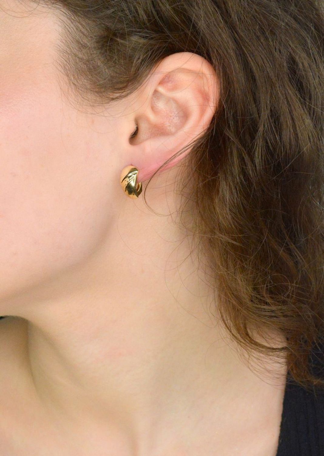 Kolczyki złote damskie próba 585 grawerowane, DIA-KLC-12075-585 (2).jpg