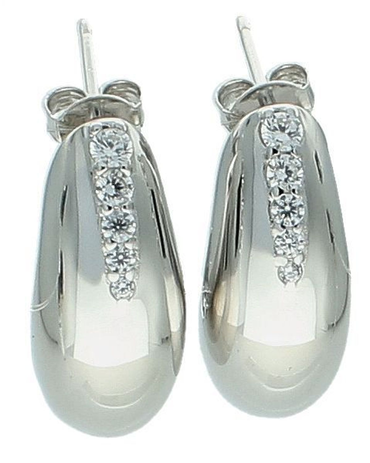 Kolczyki srebrne z cyrkoniami pr 9256, DIA-KLC-12197-925 Srebrne kolczyki zostały wykonane z najwyższej jakości srebra próby 925. Idealny prezent dla każdej kobiety.1.jpg