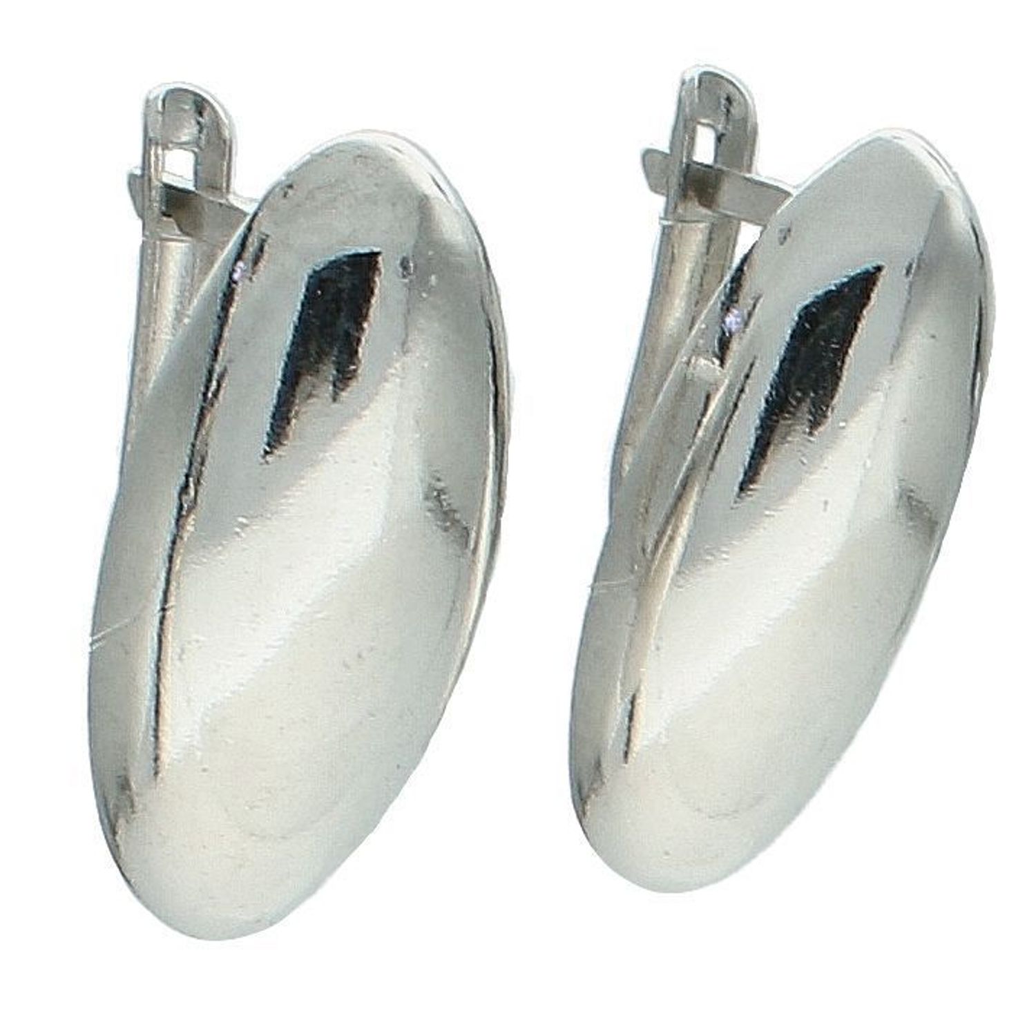 Srebrne kolczyki damskie 925 gładkie klasyczne angielskie zapięcie DIA-KLC-12203-925. Srebrne kolczyki damskie. Kolczyki srebrne angielskie. Srebrne kolczyki gładkie.1.jpg