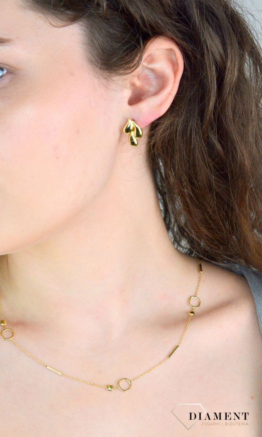 Kolczyki srebrne trzy łezki pr 925, DIA-KLC-12212Z-925  Srebrne kolczyki zostały wykonane z najwyższej jakości srebra próby 925. Idealny prezent dla każdej kobiety.1.jpg