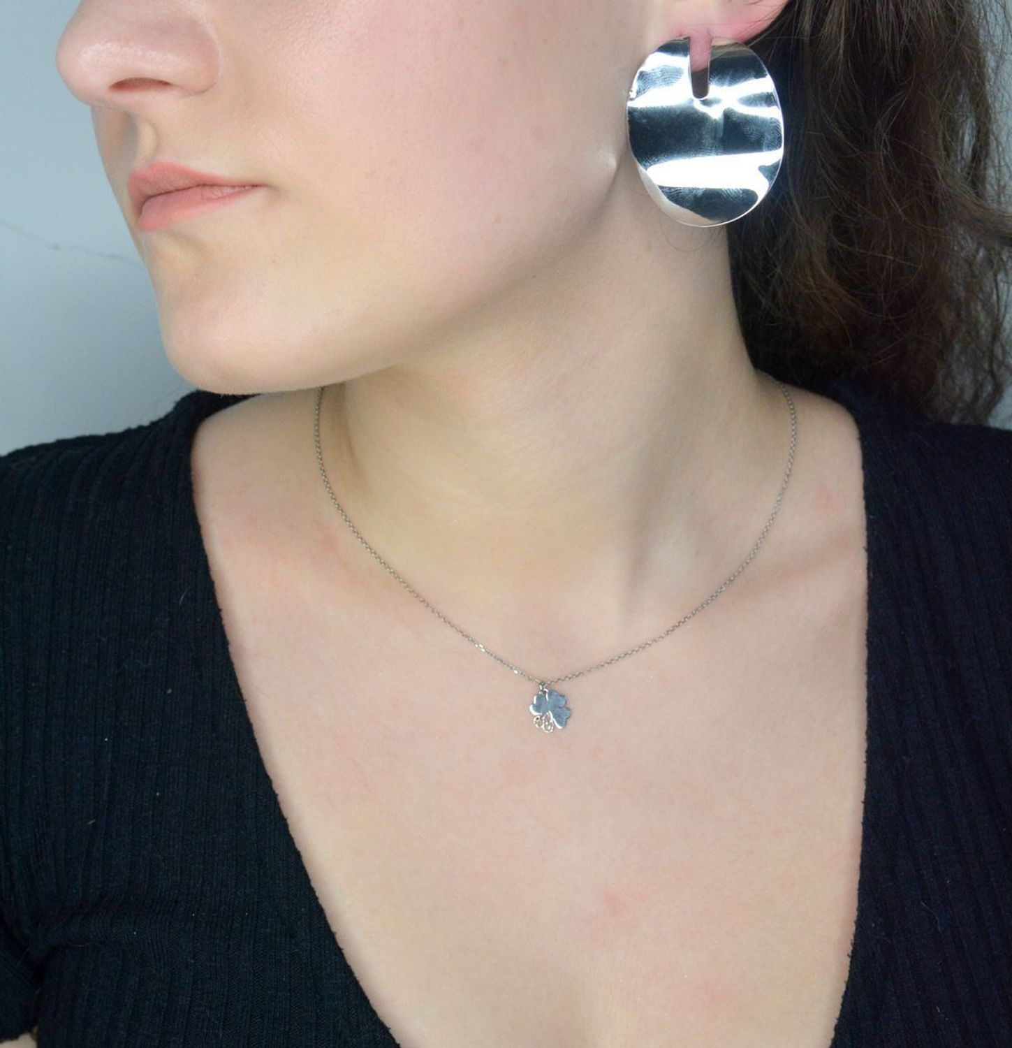 Kolczyki srebrne sztyft owalne blaszki próba 925, DIA-KLC-12215-925.jpg