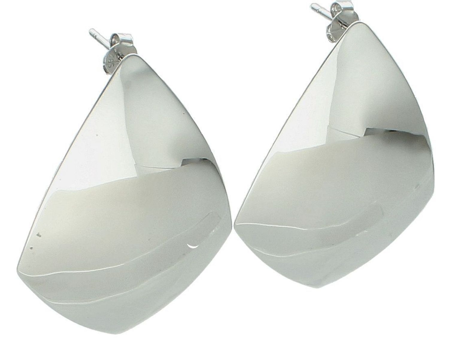 Kolczyki srebrne wiszące duże romby pr 925, DIA-KLC-12220-925 Srebrne kolczyki zostały wykonane z najwyższej jakości srebra próby 925. Idealny prezent dla każdej kobiety. Srebrne kolczyki1.jpg