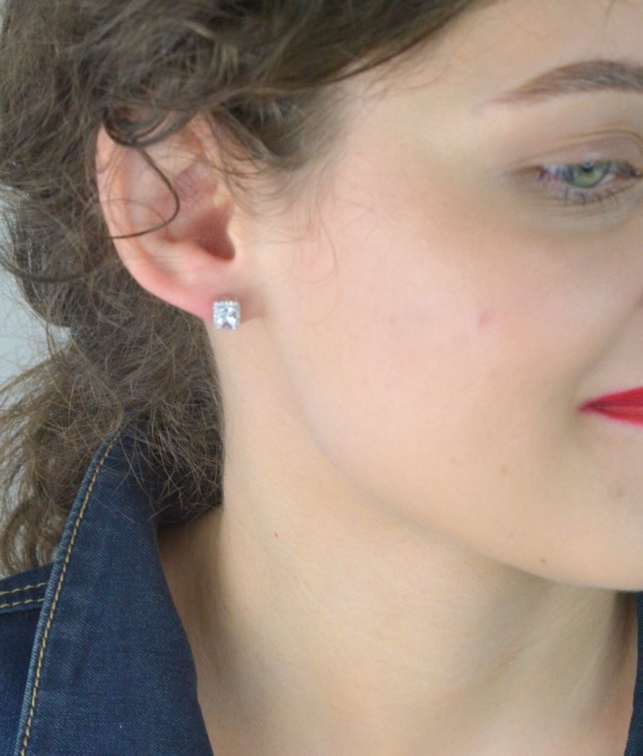 Srebrne kolczyki damskie 925 z prostokątną cyrkonią na sztyft DIA-KLC-12255-925.jpg