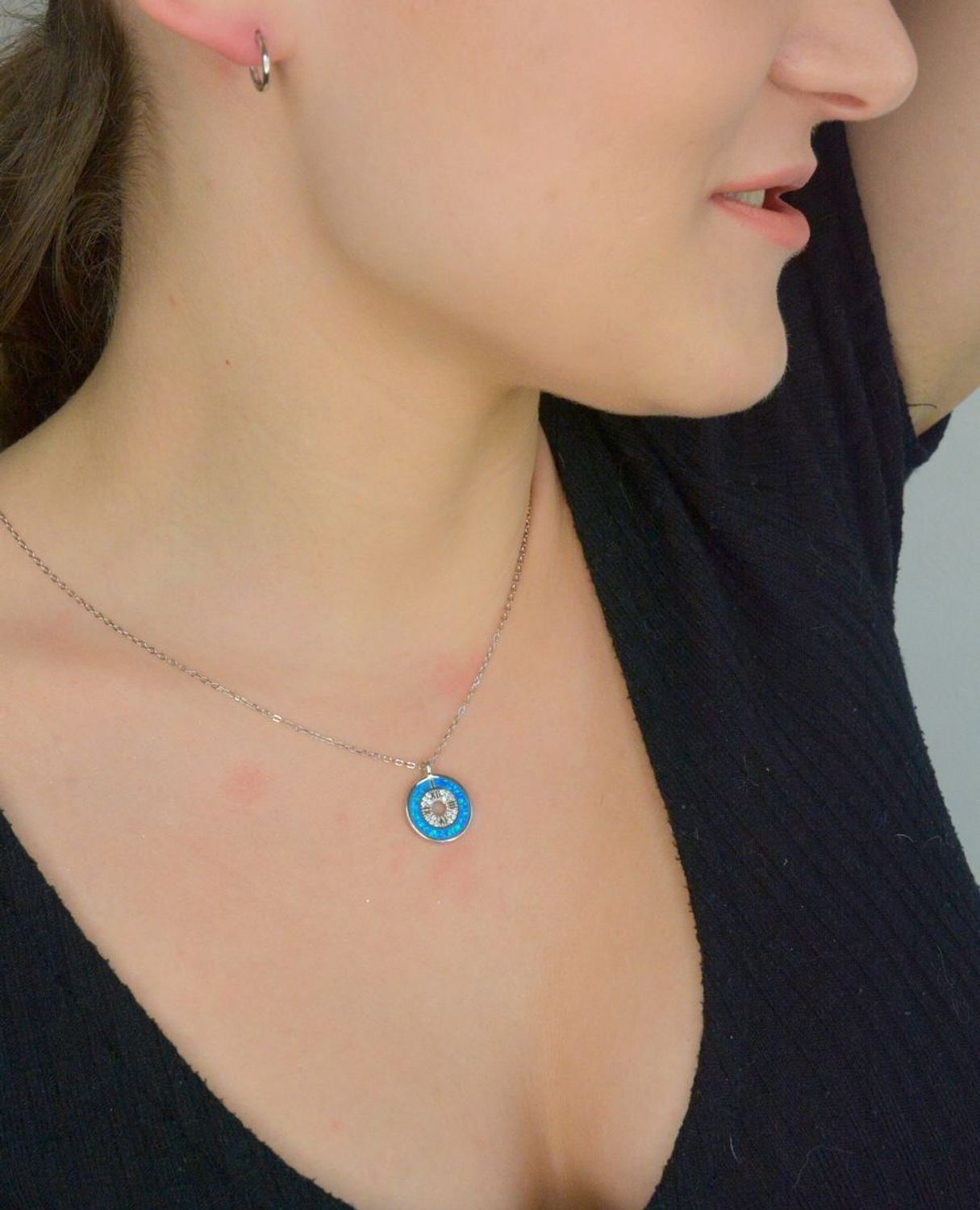 Srebrne kolczyki damskie 925 małe kółeczka 1,1 cm DIA-KLC-12398-925. Srebrne kolczyki damskie. Klasyczne srebrne kolczyki. Kolczyki kółka srebrne. Kolczyki dziecięce na prezent.1.jpg