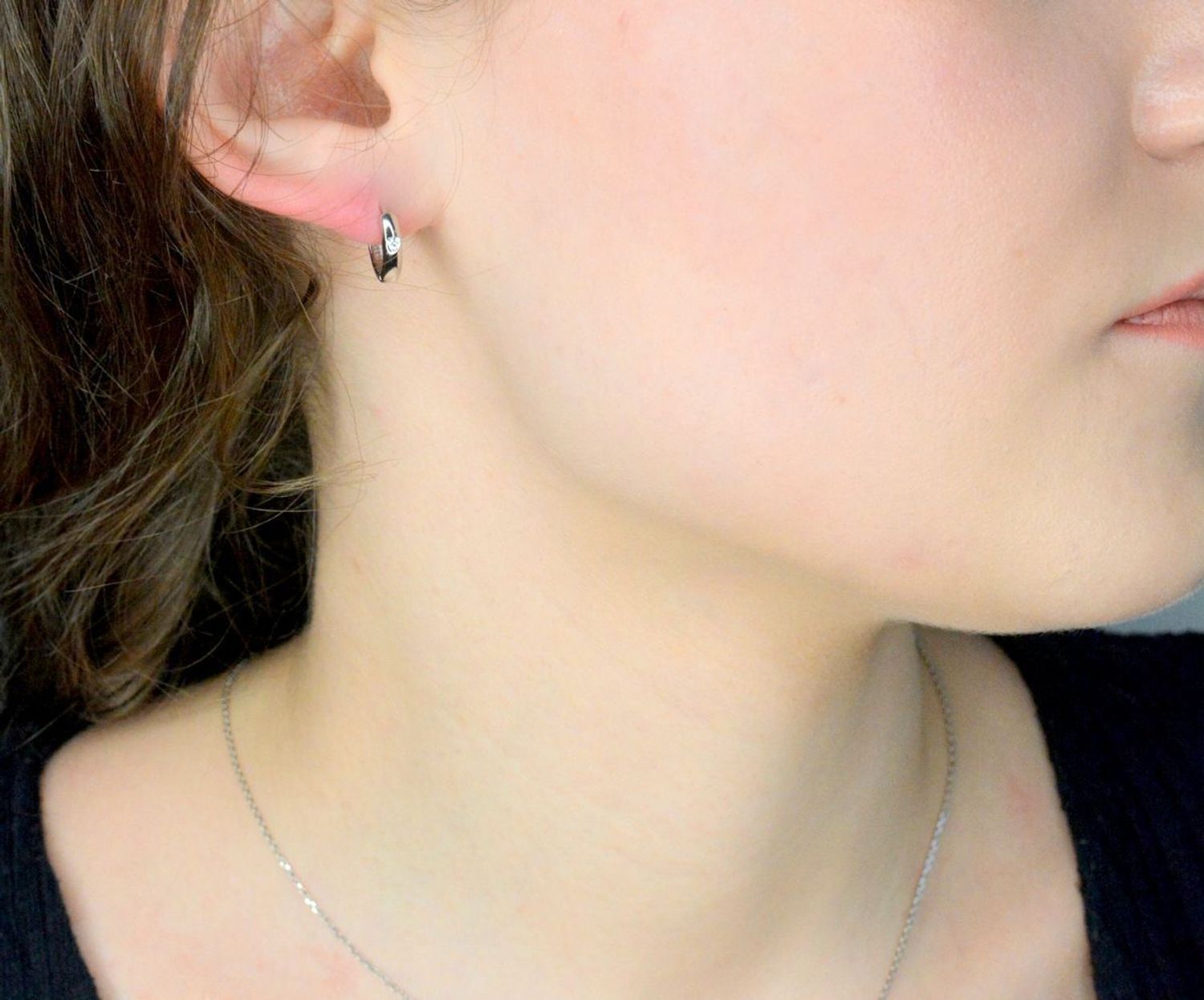 Srebrne kolczyki damskie 925 kółka na zatrzask 1,20 cm DIA-KLC-12400-925. Srebrne kolczyki damskie. Klasyczne srebrne kolczyki. Kolczyki kółka srebrne. Kolczyki dziecięce na prezent.1.jpg