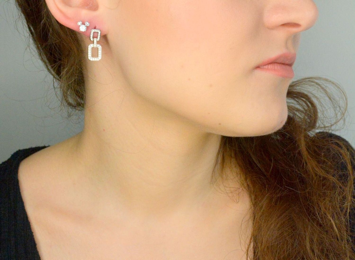 Kolczyki srebrne z cyrkoniami pr 925, DIA-KLC-12402-925 Srebrne kolczyki zostały wykonane z najwyższej jakości srebra próby 925. Idealny prezent dla każdej kobiety1.jpg