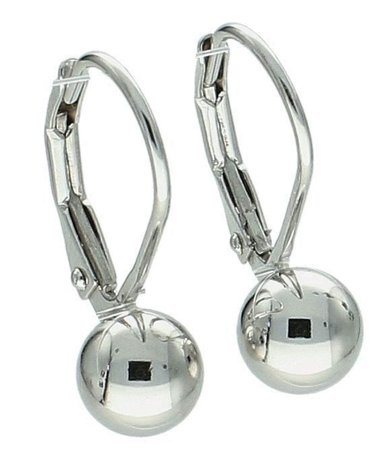 Srebrne kolczyki damskie 925 klasyczne z kuleczką DIA-KLC-12407-925. Srebrne kolczyki damskie. Kolczyki srebrne angielskie. Kolczyki srebrne na prezent. Kolczyki srebrne damskie z kulką.1.jpg