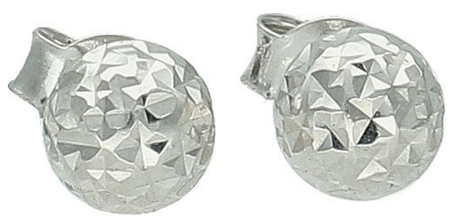 Kolczyki srebrne kulki grawerowane pr 925,DIA-KLC-12428-925  Srebrne kolczyki kulki grawerowane zostały wykonane z najwyższej jakości srebra próby 925. Idealny prezent dla każdej kobiety.1.jpg