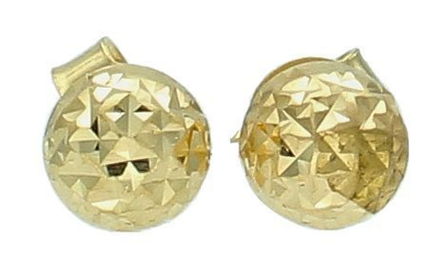 Srebrne kolczyki damskie 925 półkule pozłacane na sztyft DIA-KLC-12539-925. Srebrne kolczyki damskie. Srebrne kolczyki półkule. Klasyczne srebrne kolczyki na sztyft. Kolczyki srebrne damskie pozłacane. 1.jpg