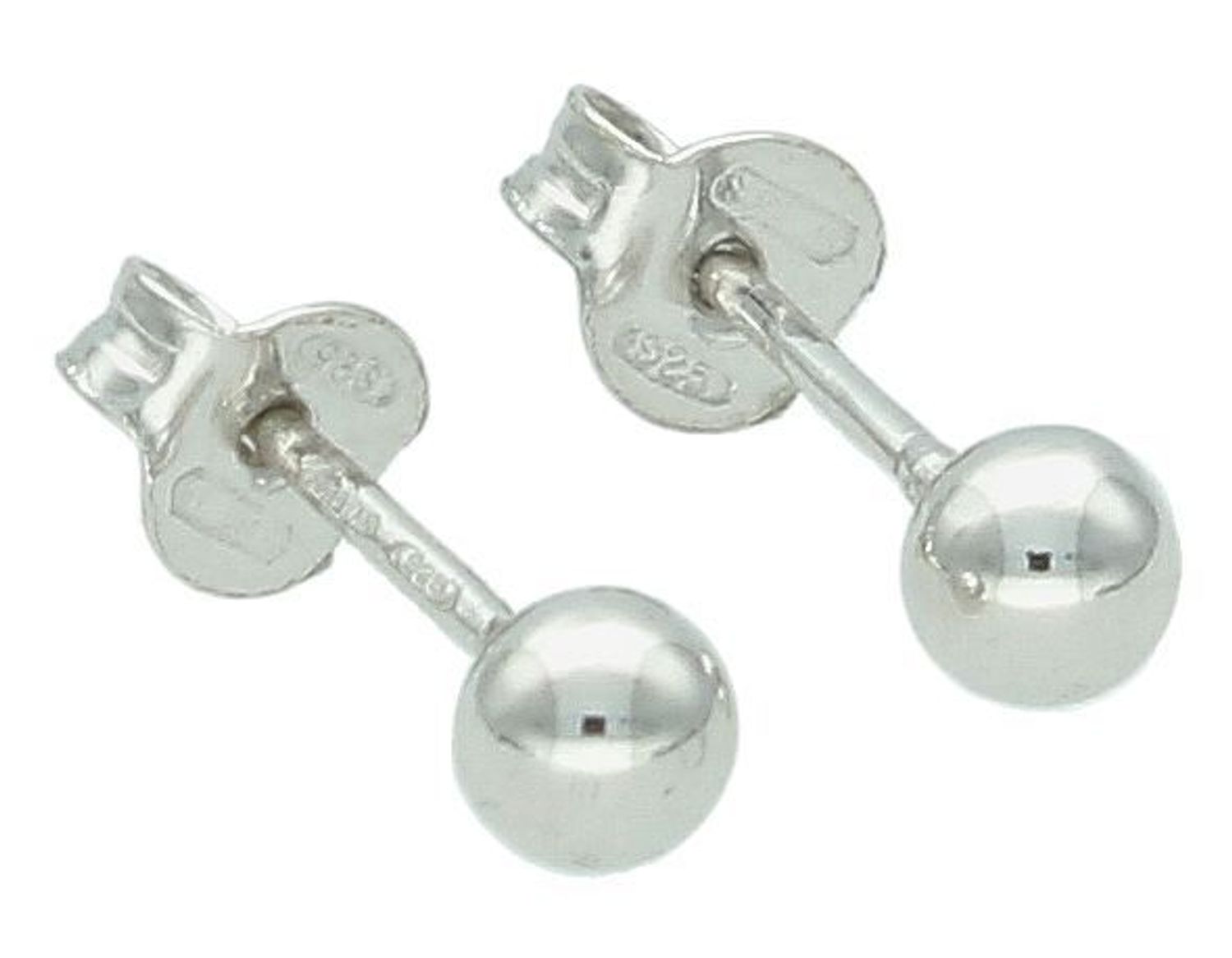 Srebrne kolczyki damskie 925 kuleczki na sztyft DIA-KLC-12545-925. Srebrne kolczyki damskie. Srebrne kolczyki kulki. Klasyczne kulki srebrne na sztyft. Kolczyki srebrne damskie. Kolczyki kulki na prezent.1.jpg