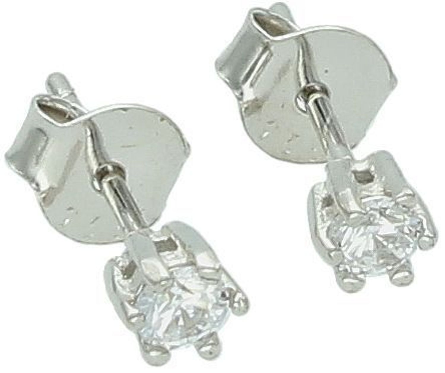 Srebrne kolczyki damskie 925 z cyrkoniami na sztyft DIA-KLC-12546-925. Srebrne kolczyki damskie. Srebrne kolczyki na sztyft. Kolczyki srebrne damskie. 1.jpg