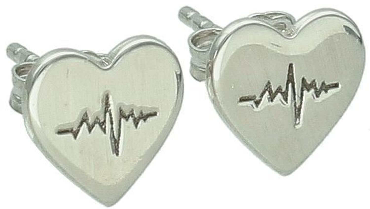 Srebrne kolczyki blaszki serca z linią życia próba 925, DIA-KLC-12597-925  Srebrne kolczyki serca z linią życia zostały wykonane z najwyższej jakości srebra próby 9251.jpg