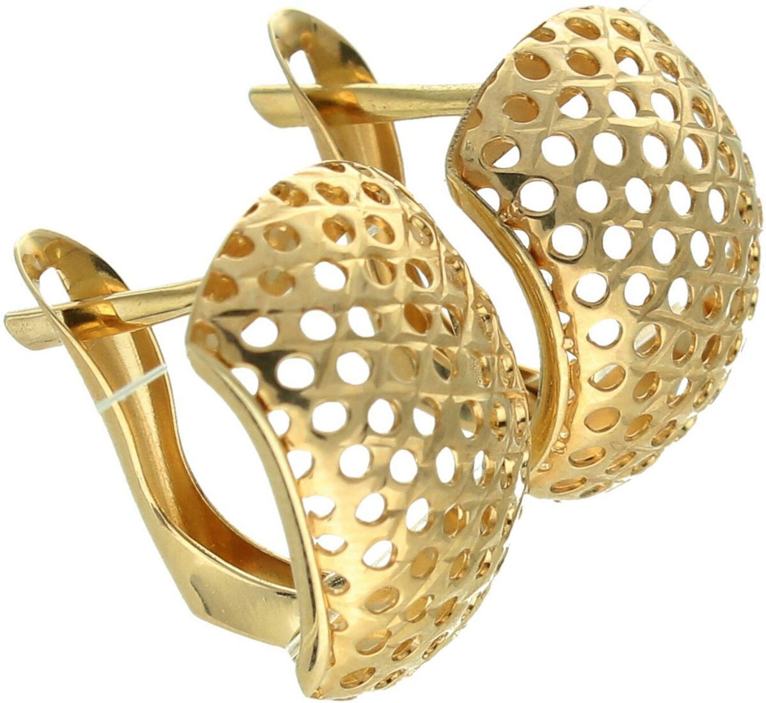 Złote kolczyki 375 ażurowe klasyczne z zapięciem angielskim DIA-KLC-12701-375 ażur.jpg